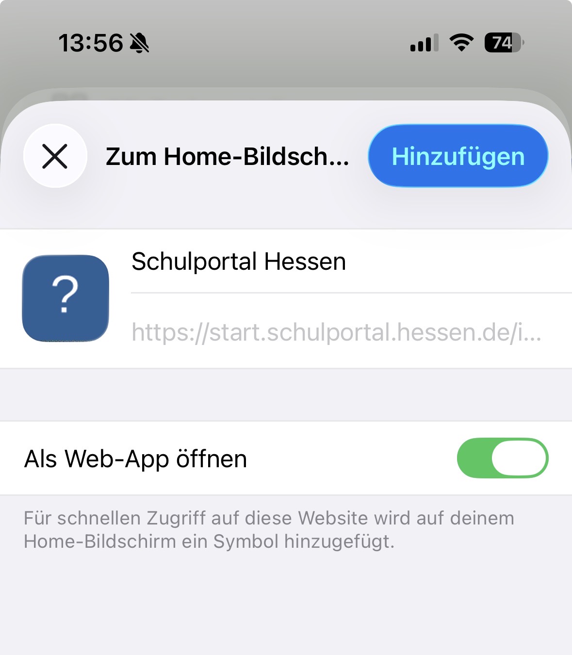 Benennung Link für Applogo