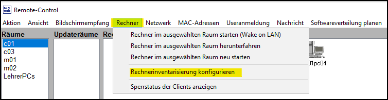 Rechnerinventarisierung
