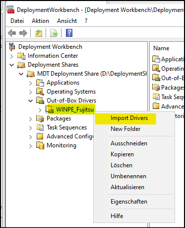 WinPE-Treiber importieren 1