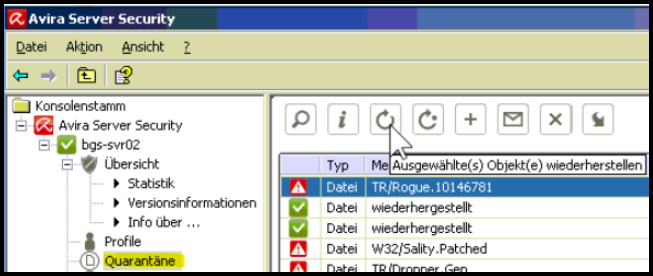 Datei wiederherstellen