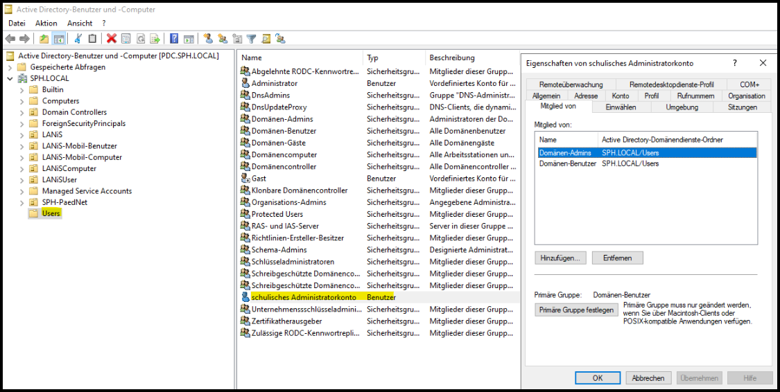 Active_Directory_Eigenschaften_schulisches_Administratorkonto