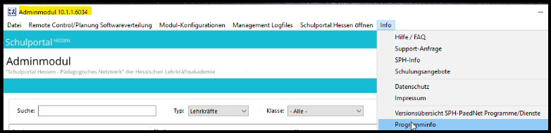 Programminfo
