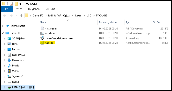 Dateimanager L:\System\LSD\Package