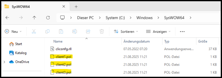 Verzeichnis C:\Windows\SysWOW64