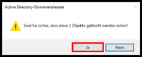 Bestätigungsdialog fürs Löschen