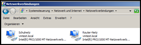 Netzwerkverbindungen