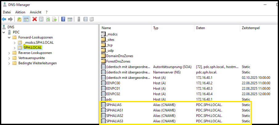 DNS-Manager SPHALIAS
