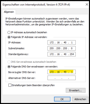 Eigenschaften Internetprotokoll v4