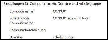 Computer- und Domänenname