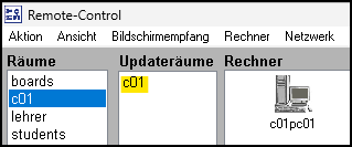 Adminmodul Remote-Control