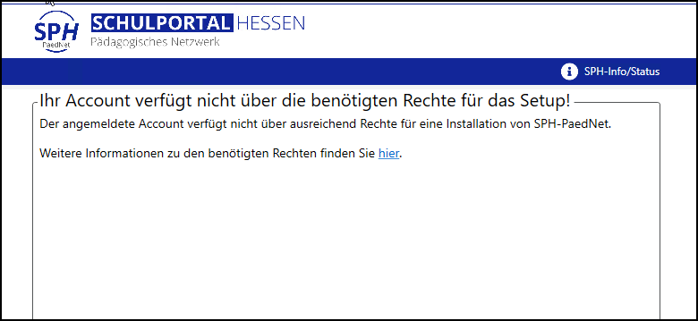 Installation nicht möglich